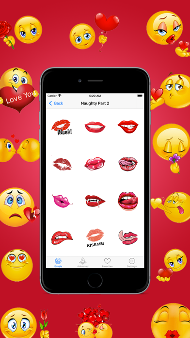 Adult Emoji Animated GIFs screenshot 5