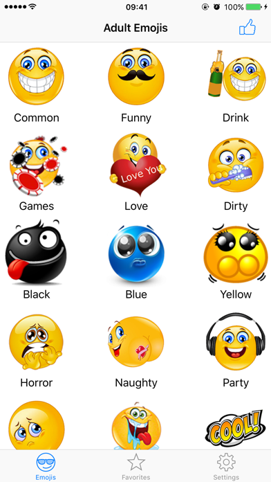 Adult Emojis Smiley Face Text screenshot 4
