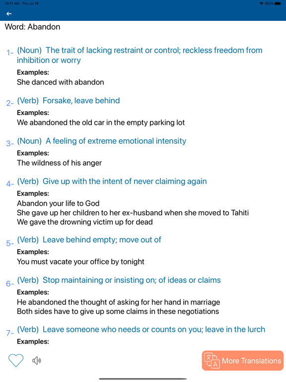 Advance English Dictionary screenshot 8