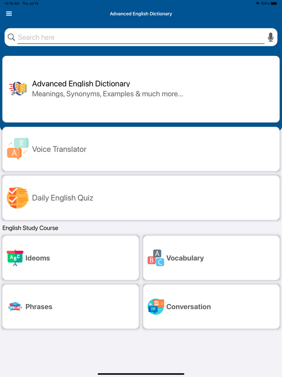 Advance English Dictionary screenshot 10