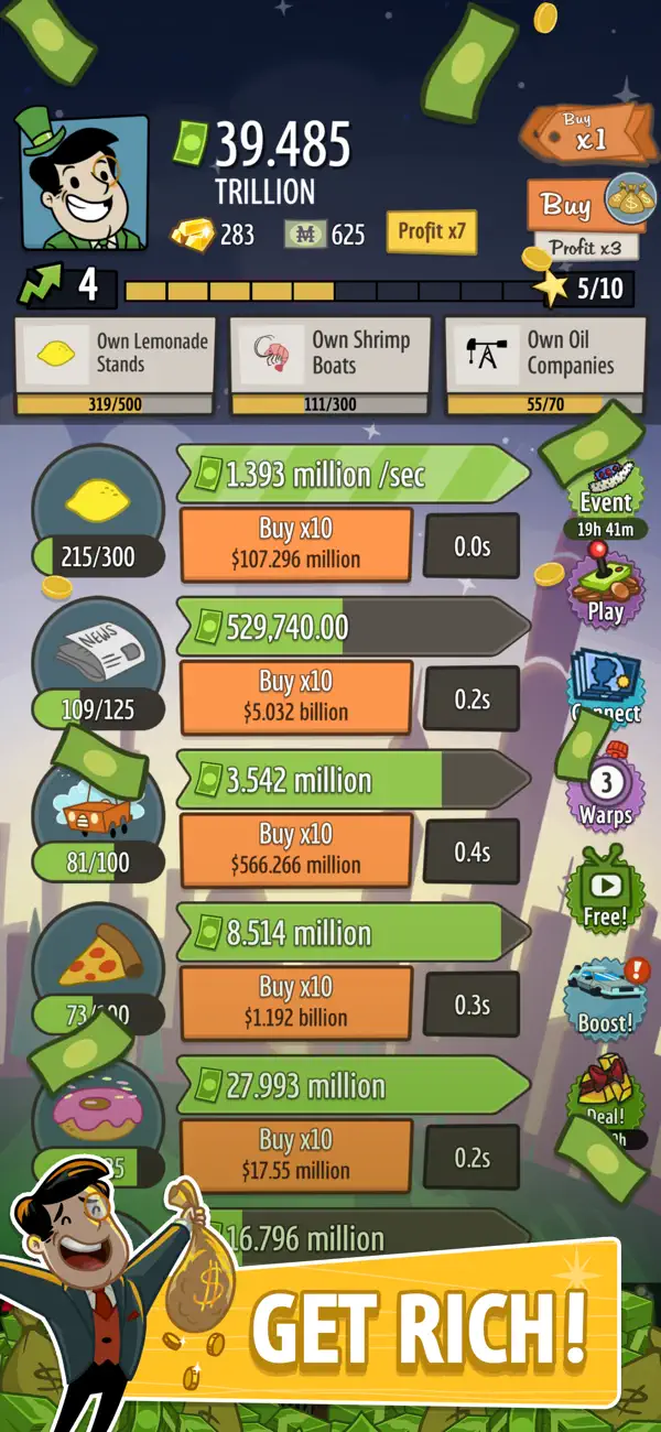 AdVenture Capitalist：Simulator screenshot 4