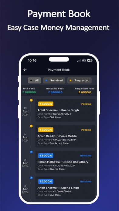 Advocate Diary- AdvoDesk screenshot 2
