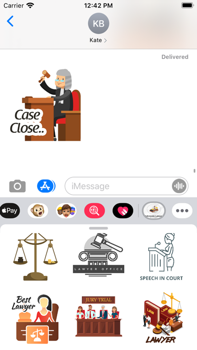 Advocate Lawyer Stickers screenshot 1