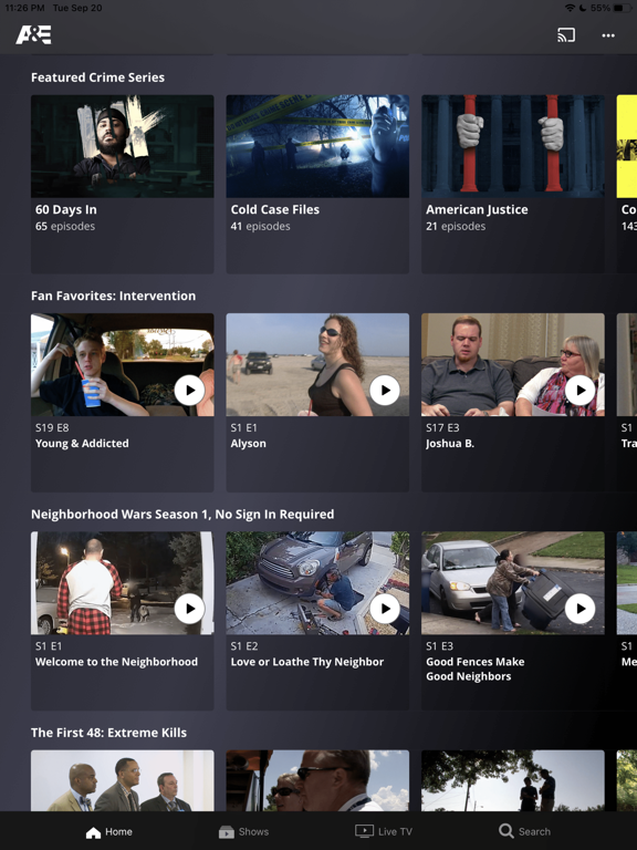 A&E: TV Shows That Matter screenshot 7