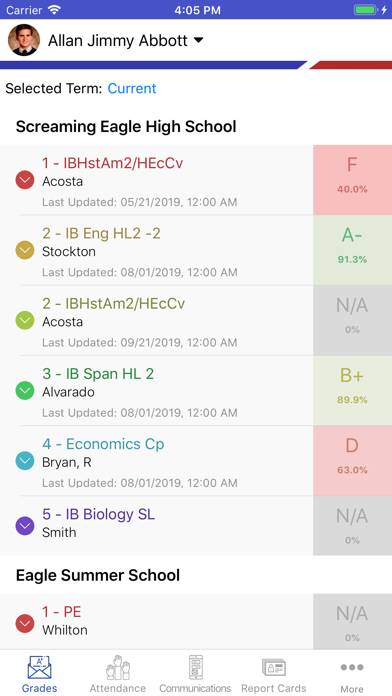Aeries Mobile Portal screenshot 1