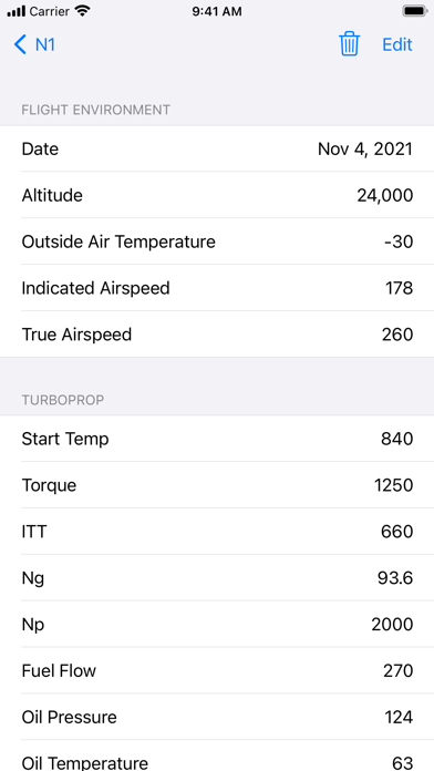 aeroLogbook screenshot 4