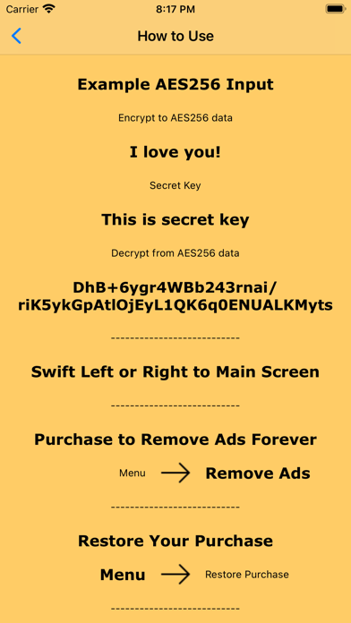 AES256 Encrypt and Decrypt screenshot 1
