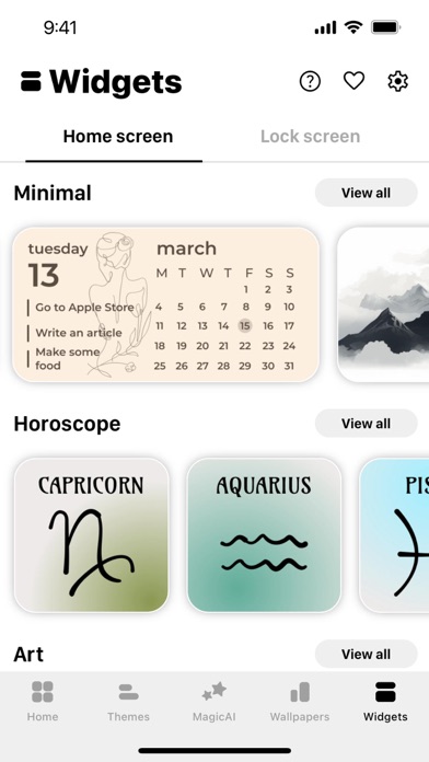 Aesthetic: App icons & Widgets screenshot 1