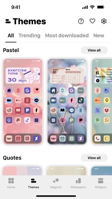 Aesthetic: App icons & Widgets screenshot 3