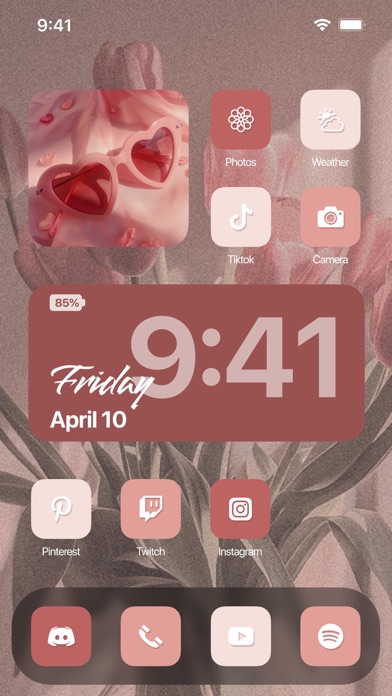 Aesthetic: App icons & Widgets screenshot 5