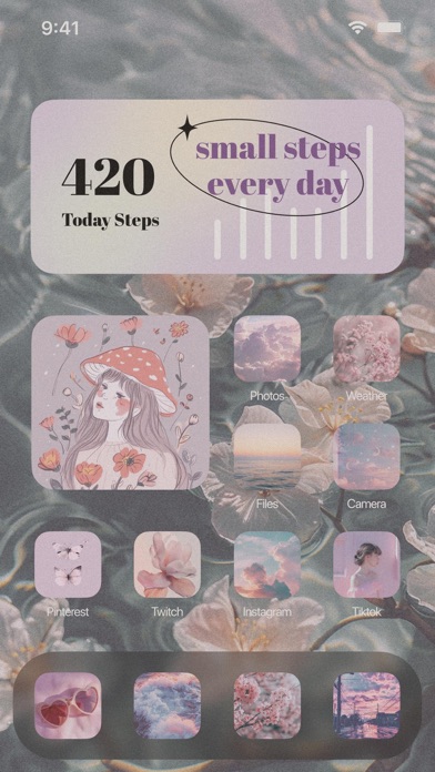 Aesthetic: App icons & Widgets screenshot 4