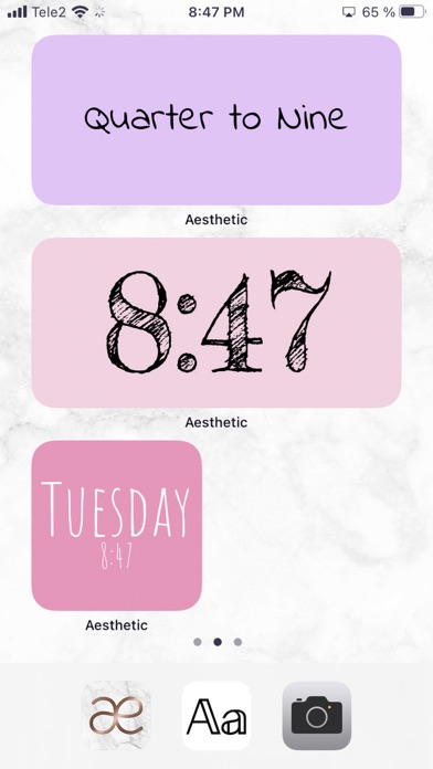 Aesthetic screenshot 3