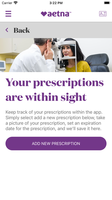 Aetna Vision℠ Preferred screenshot 1