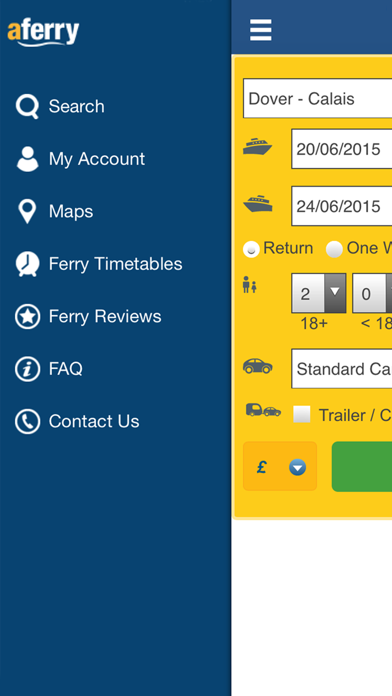 aFerry - All ferries! screenshot 1