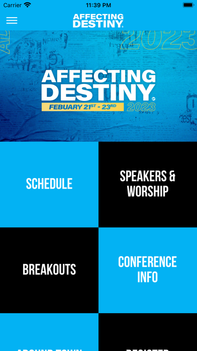 Affecting Destiny Conference screenshot 2