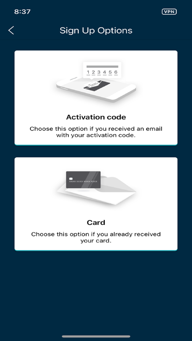 Affinity Card Center screenshot 1