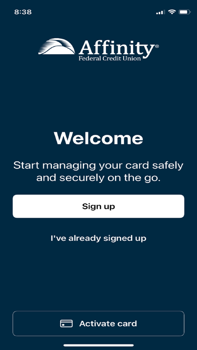 Affinity Card Center screenshot 2