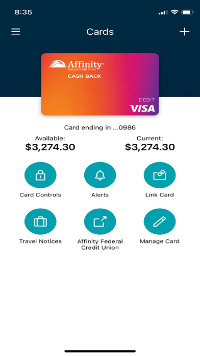 Affinity Card Center screenshot 7