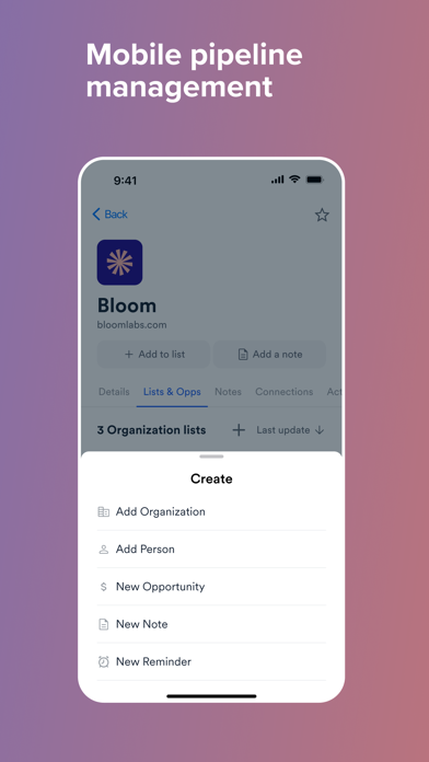 Affinity CRM screenshot 2