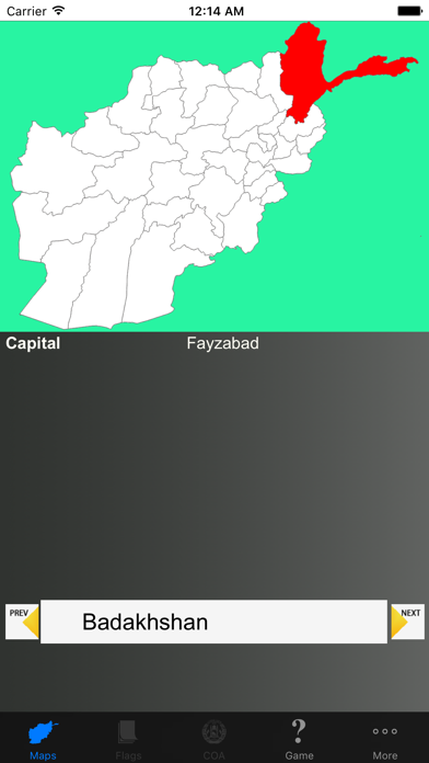 Afghanistan Province Maps and Capitals screenshot 5