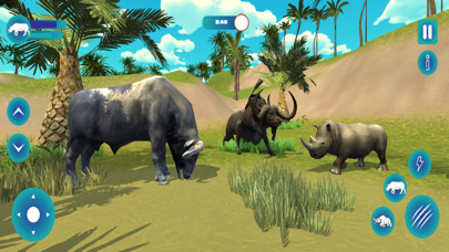 African Wildlife Rhino Savanna screenshot 1