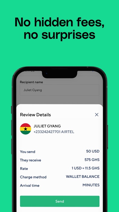 Afriex - Money transfer screenshot 6