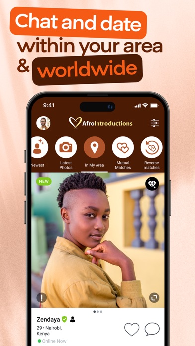 AfroIntroductions: Afro Dating screenshot 1