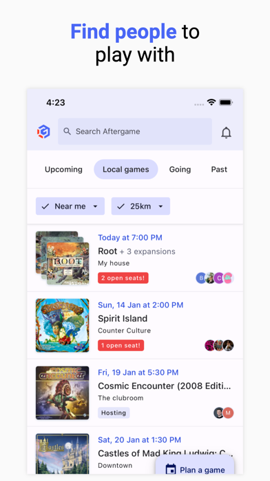 Aftergame: Events, Play, Stats screenshot 3