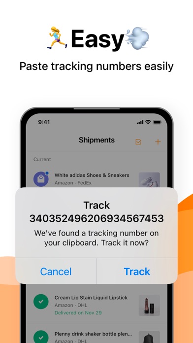 AfterShip Package Tracker screenshot 1