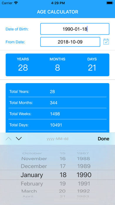 Age Calculator App screenshot 3