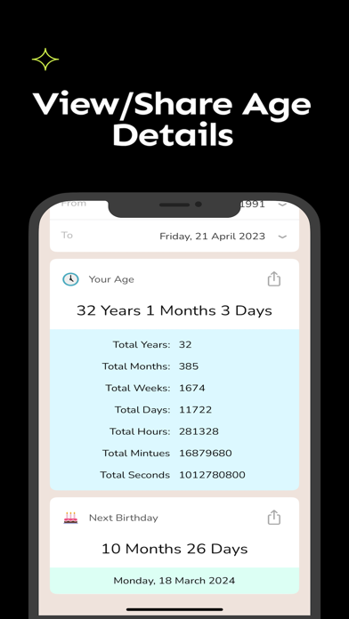 Age Calculator: DOB & Birthday screenshot 2