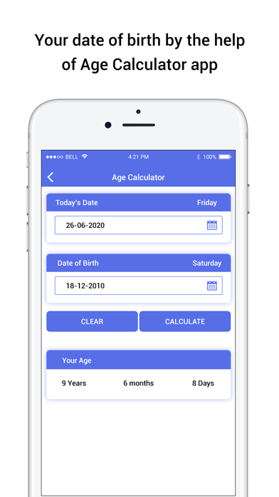 Age Calculator : Get Your Age screenshot 1