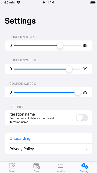 Agile Forecasting screenshot 1