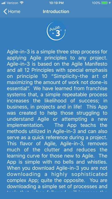 Agile in 3 screenshot 1