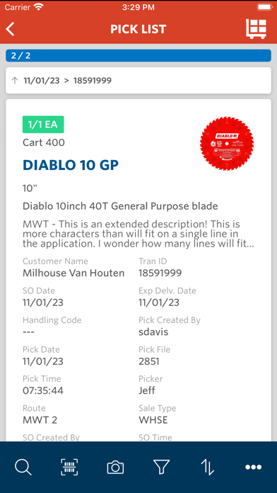 Agility Mobile Warehouse Tools screenshot 2