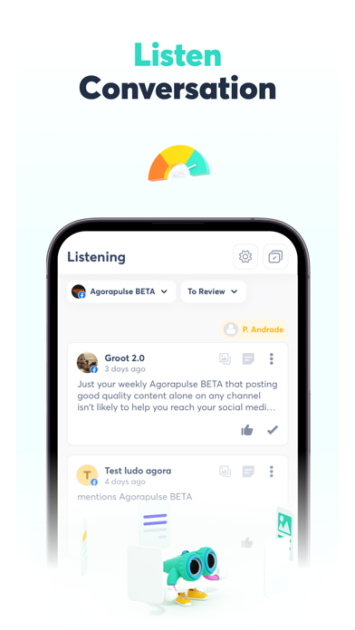 Agorapulse Companion App screenshot 3