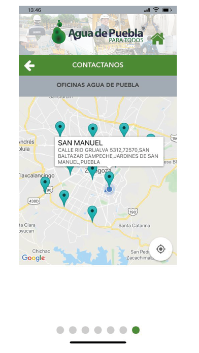 Agua de Puebla Móvil screenshot 1