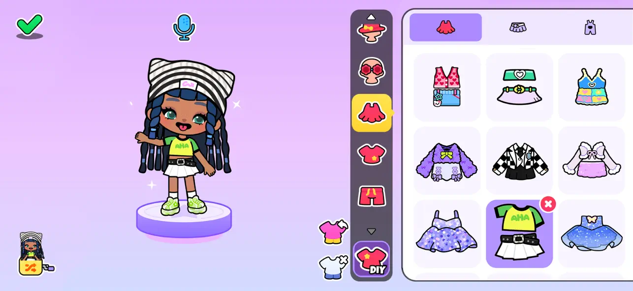 Aha World: Avatar & Family Fun screenshot 1