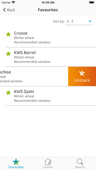 AHDB Recommended Lists screenshot 3