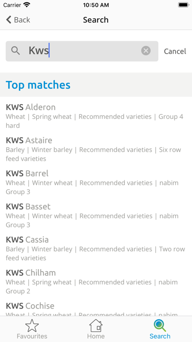 AHDB Recommended Lists screenshot 1