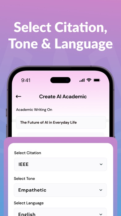 AI Academic Writing & Research screenshot 2