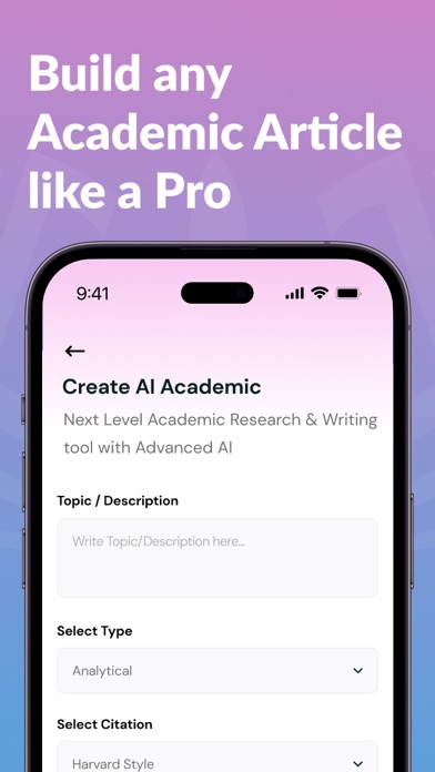 AI Academic Writing & Research screenshot 3