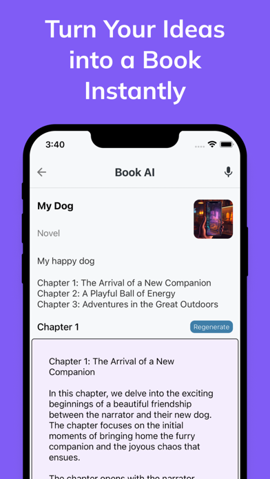 AI Book Writer - Writing App screenshot 6