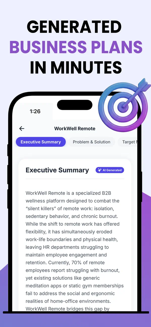 AI Business Plan Generator Pro screenshot 2