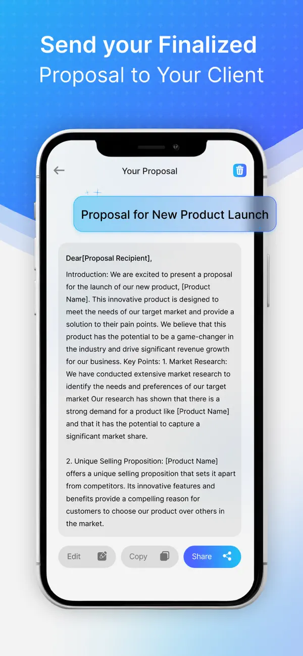 AI Business Proposal Generator screenshot 3