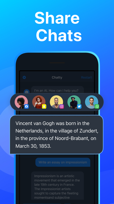 AI Chat - Chatty.ai Chatbot screenshot 2