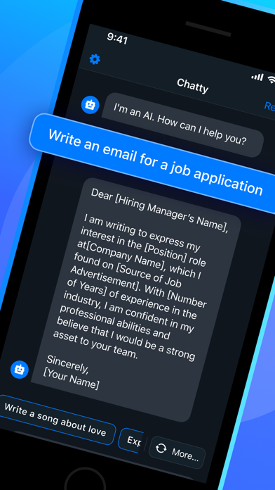 AI Chat - Chatty.ai Chatbot screenshot 7