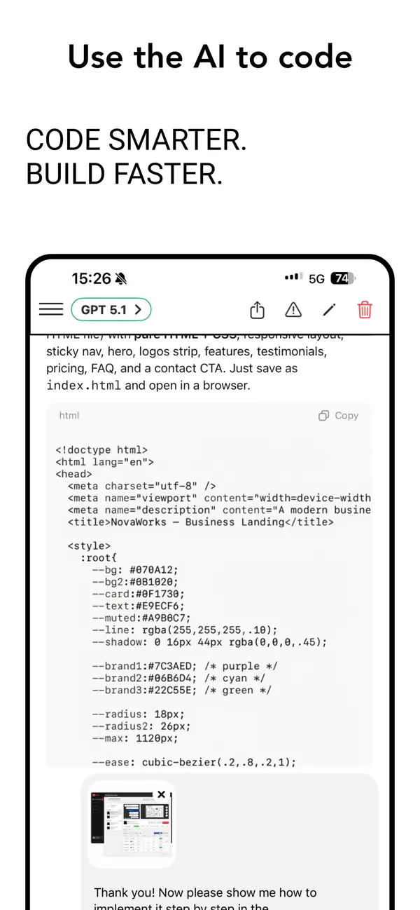 AI Chatbot - Ask AI Anything‎ screenshot 1