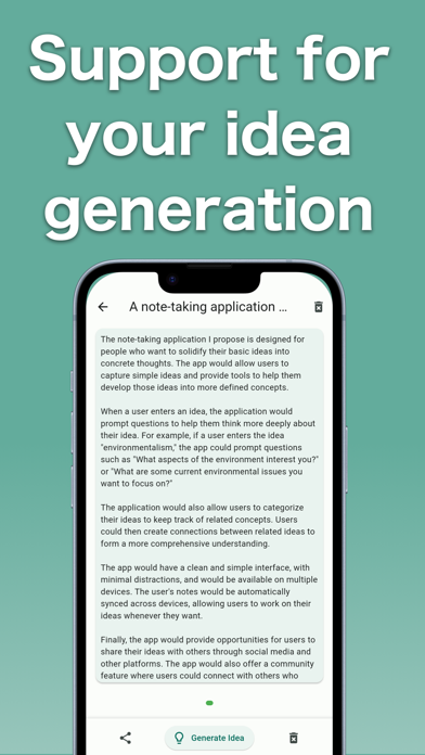 AI-dea: AI Idea Concretization screenshot 1