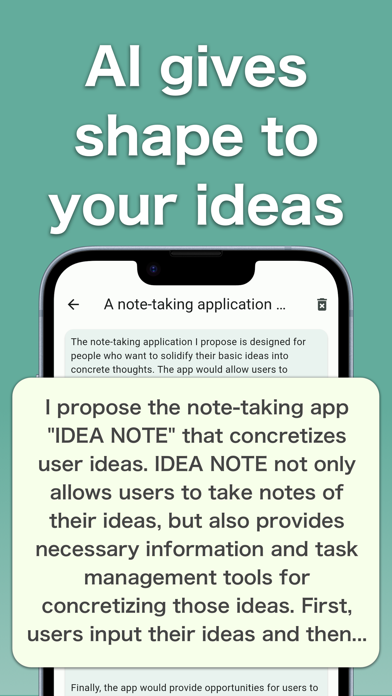 AI-dea: AI Idea Concretization screenshot 3